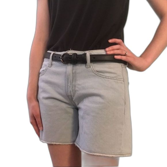&Denim Light Blue Denim Shorts - Picture 1 of 8